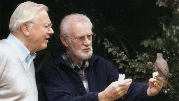 William Cooper with Sir David Attenborough.