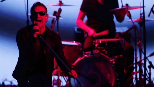 New album: U2 performed at the Apple iPhone launch.