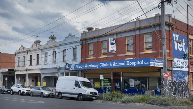 The proposed development site in North Fitzroy.