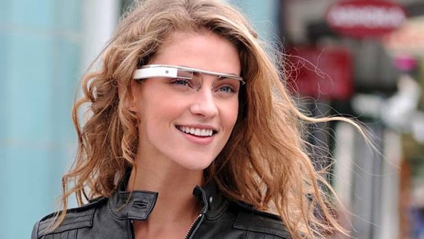 Sleek ... a prototype of Google's Project Glass.