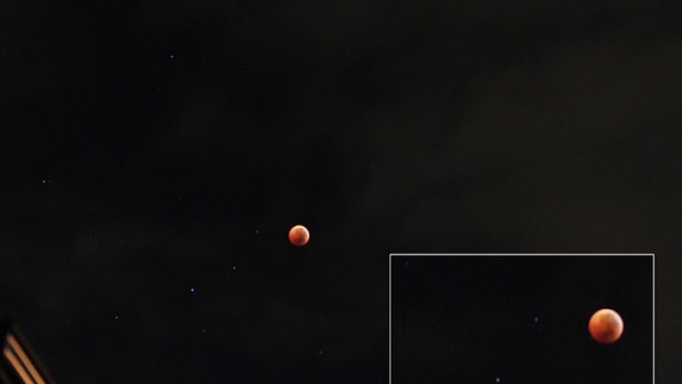 WAtoday reader Julie van Oosten captured the lunar eclipse over Perth's skies this morning.