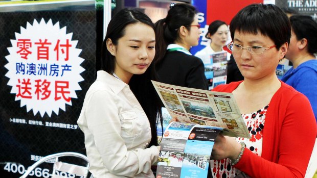 Chinese property investors are being lured with promise of migration to Australia.