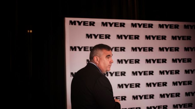 Myer chief executive Bernie Brookes was paid a total of $2.57 million in 2014, up from $2.54 million in 2013.