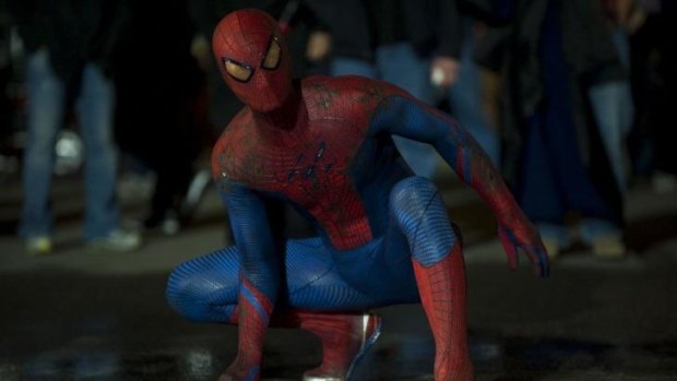 Andrew Garfield in <i>The Amazing Spider-man</i>. 