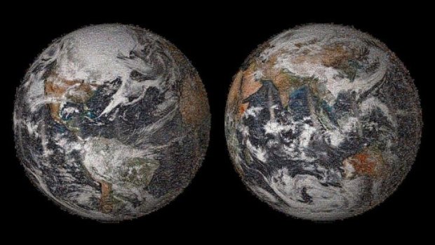 NASA's "global selfie": Can you spot yourself?