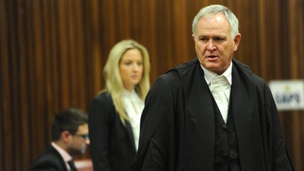 Defence lawyer Barry Roux during Oscar Pistorius's sentencing hearing in the Pretoria High Court.