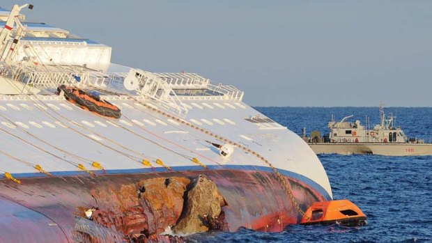 Under scrutiny ... the Costa Concordia became a household name this week.