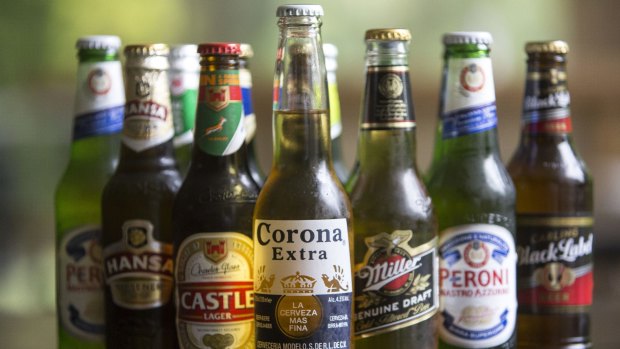 Anheuser-Busch InBev and SABMiller beers: The mega brewer will produce one beer in every three worldwide, and claim about half of the industry's profit