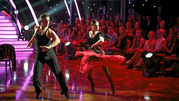 Tina Arena performs on <i>Dancing With The Stars</i>.