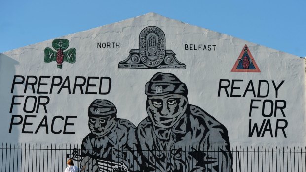 Memories of the Troubles linger in Belfast. 