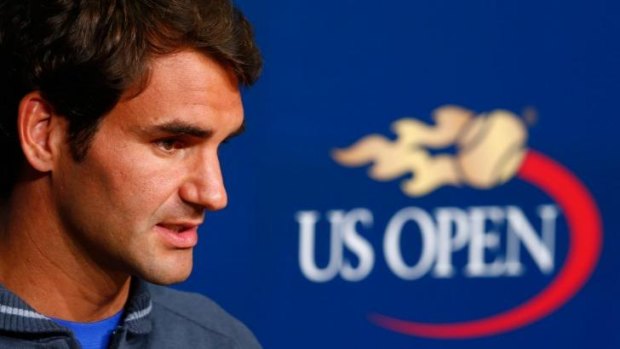Still a threat: Roger Federer will be one of the contenders for the US Open.