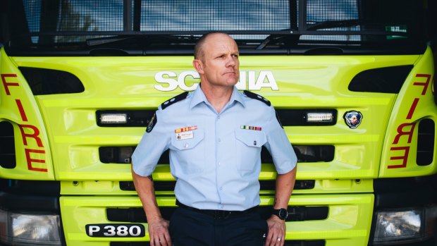 ACT Fire and Rescue station officer Rob Thompson, who shared his personal experience with post traumatic stress disorder.