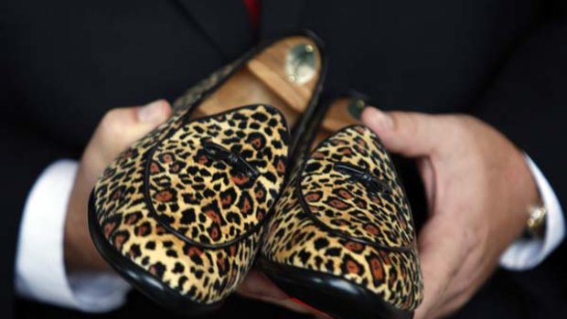 A pair of Bernard Madoff's shoes.