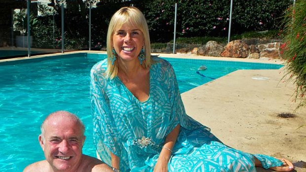At home with ... Rick Stein with his wife, Sarah. The couple juggle busy lives so they are never apart longer than four weeks.