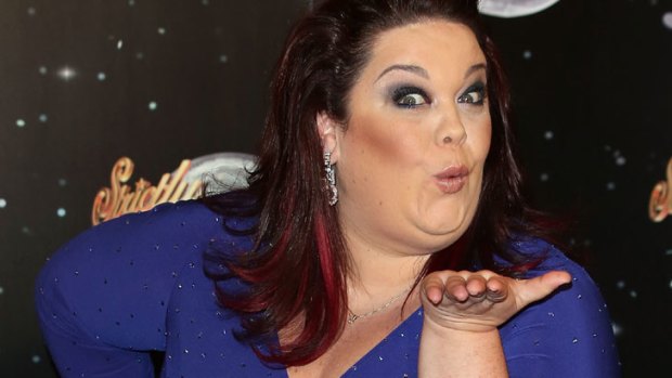 Lisa Riley ... wowing TV audiences in the UK.