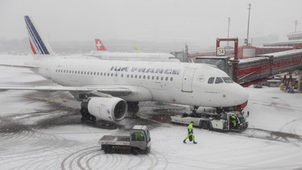 Out in the cold ... from next month Air France and KLM will make larger passengers pay an excess for a second seat