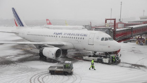 Out in the cold ... from next month Air France and KLM will make larger passengers pay an excess for a second seat