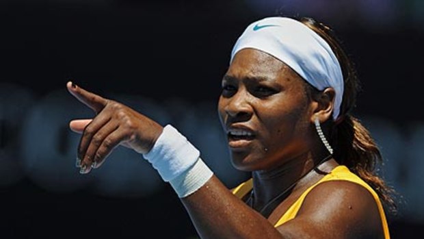 Serena Williams ... showed Li Na the door.