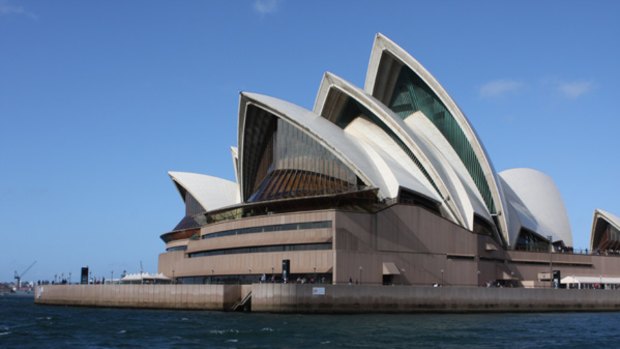 Too close to the waterline ... Sydney Opera House.