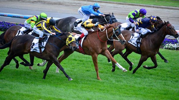 Kerrin McEvoy guides Freereturn to a convincing win in the 1000-metre City Jeep Handicap.