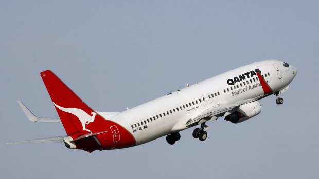 A Qantas 737 similar to the plane pictured scraped its tail on a runway at Sydney Airport in August last year.  