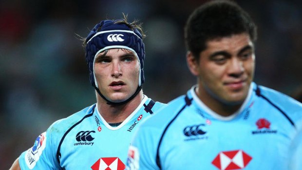 The pain ... the Waratahs will remember the humiliation against the Western Force for some time.