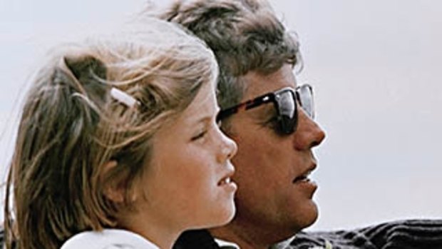 President John F. Kennedy and his daughter, Caroline: "Ask not ..."