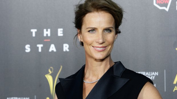 Embracing Australian TV ... Rachel Griffiths signs on to <i>House Husbands</i>.