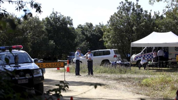 Still looking &#8230; police and SES crews continued their search for Daniel Morcombe's remains yesterday on the Sunshine Coast.