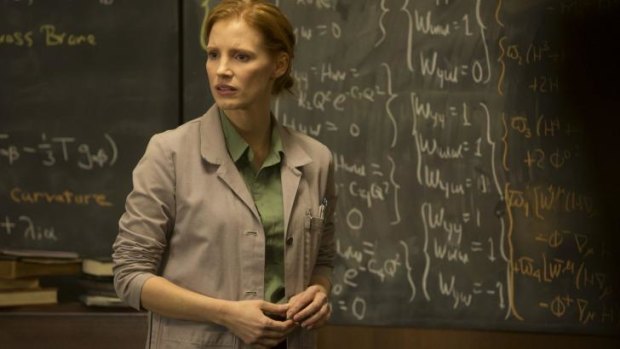 Spaced out: Jessica Chastain says she cried 'nerd tears' when Christopher Nolan offered her a part in sci-fi epic <i>Interstellar</i>.