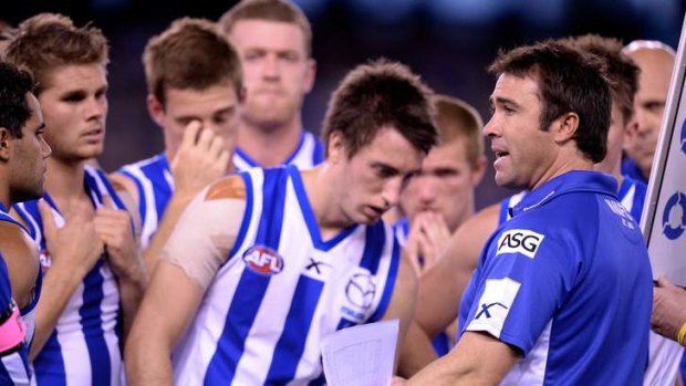 The players' response this week has been outstanding' said North coach Brad Scott.