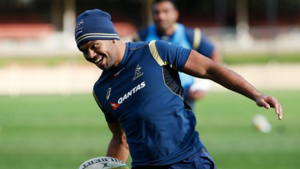 Super reward: Kurtley Beale is back in the Wallabies No.10 jersey for the first time since 2012.