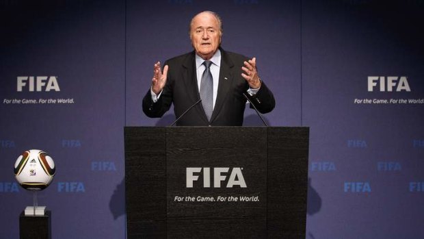 "If the referee does not see unsporting conduct ... during the course of a match, we can come back to it later": Sepp Blatter.