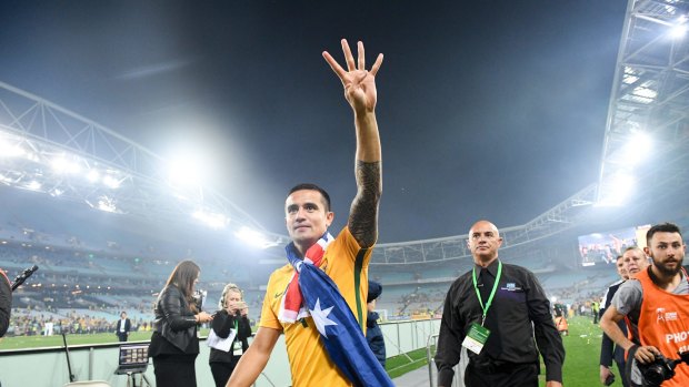 Tim Cahill is aiming to appear at his fourth World Cup.