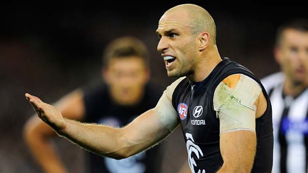 Take it easy: Chris Judd to sit one out.