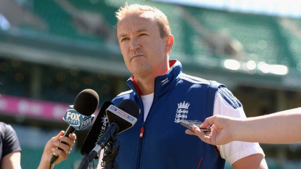 Leaving on a low note: Former England coach Andy Flower.