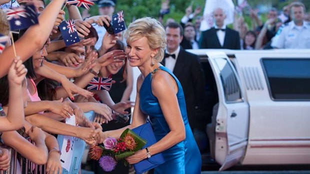 Stilted: Naomi Watts is left floundering as Princess Diana.