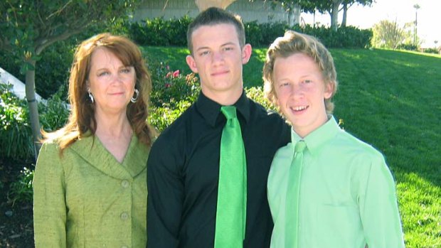 Saying goodbye ... the family will wear lime green to Melissa's memorial service.