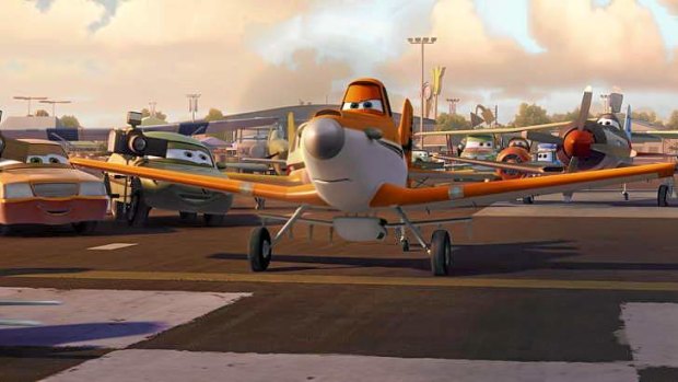 Flight club: Planes features not just aircraft, but Dottie, voiced by Teri Hatcher.