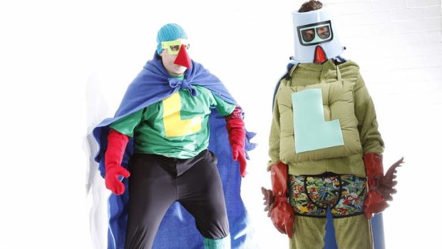 Superheroes made, not born: Back to Back's Laser Beak Man, coming to Sydney Theatre.