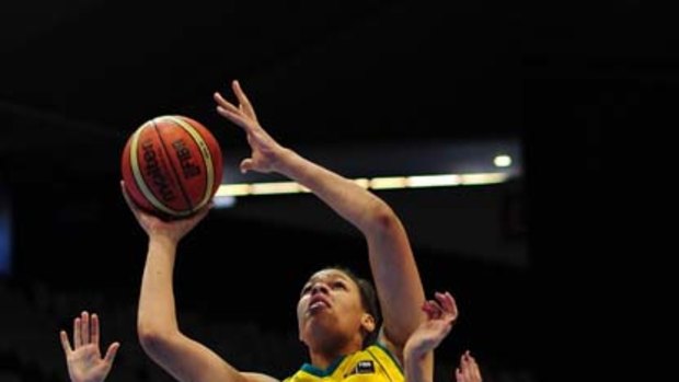 Tower of power ... towering Australian Opal Liz Cambage is being tipped to go early in the upcoming WNBA professional draft in the US.