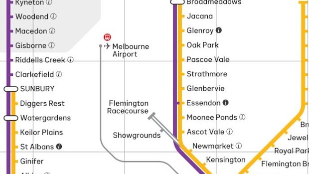 Rainbow revamp for Melbourne's train network map