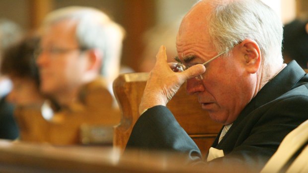John Howard at the Annual Service of Prayer and Worship to open the 2007 parliamentary year. 
