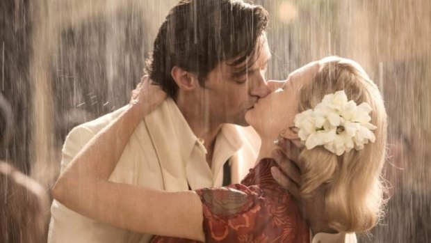 Visually lush: Nicole Kidman and Hugh Jackman kiss in <i>Australia</i>. 