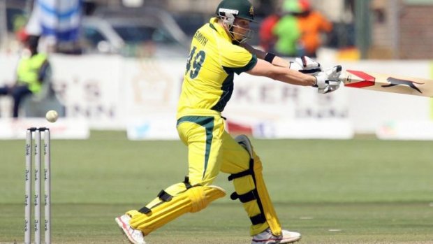 Smith in action against South Africa.