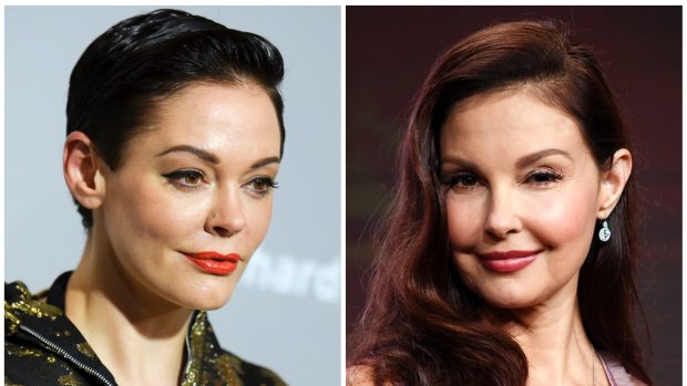 Rose McGowan (left)  and Ashley Judd: alleged victims of Harvey Weinstein's predatory behaviour.