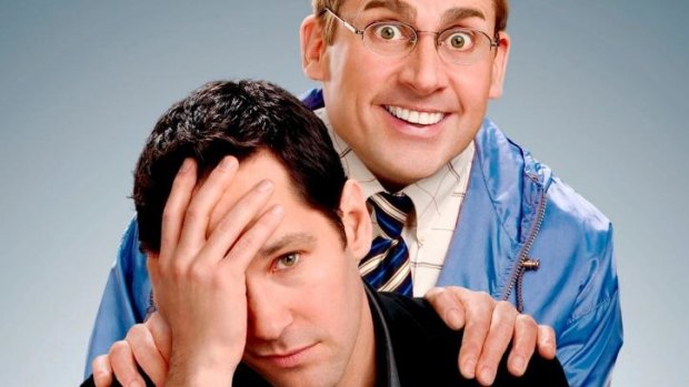Guess who's dumbing for dinner? Paul Rudd and Steve Carell bring their usual charm to <i>Dinner for Schmucks.</i>