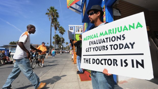 Paving the way: Medicinal marijuana has been legal in Los Angeles since 1996. 