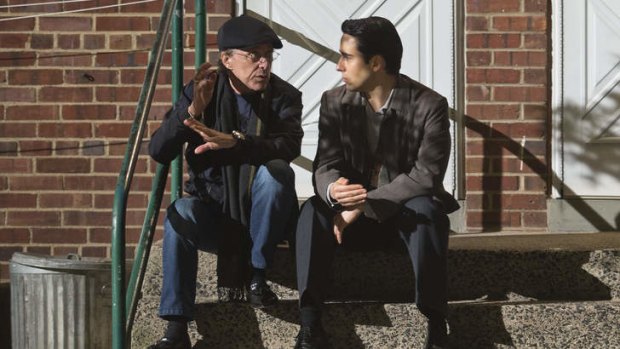 John Lloyd Young (right) with Frankie Valli.