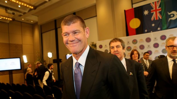 "This is the right time for the company to make this change.": James Packer has stood down as Crown chair.